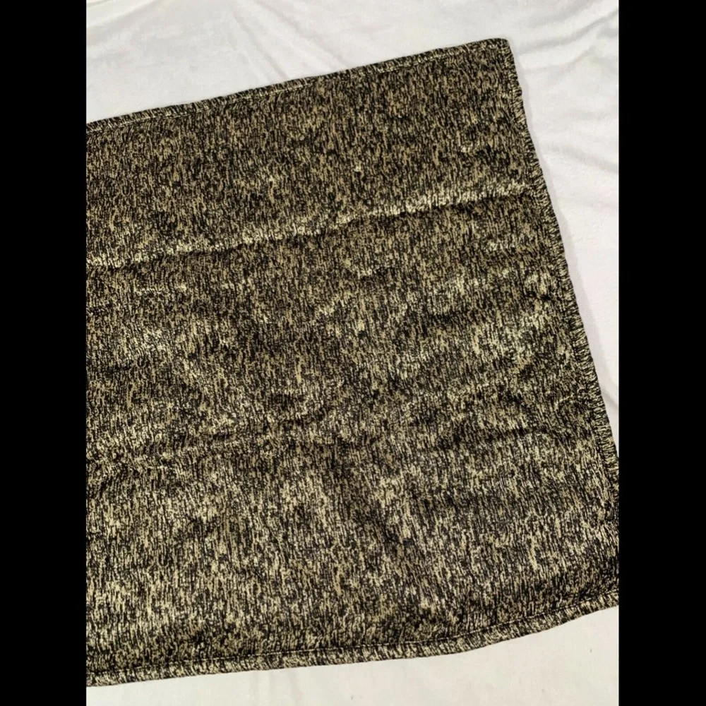 NIB Hotel Collection Linear Chevron Quilted (1)‎ Standard Pillow Sham Black
